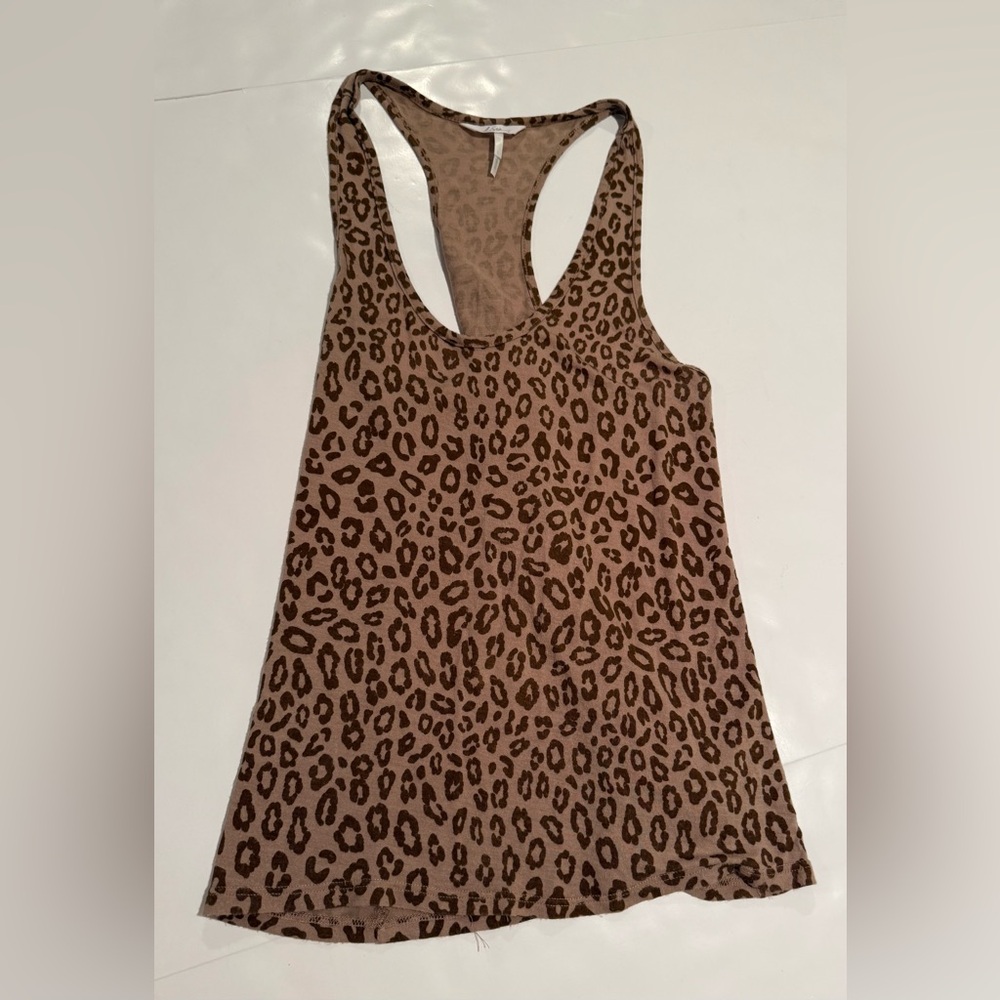 Kirra Tan Leopard Print Tank Top